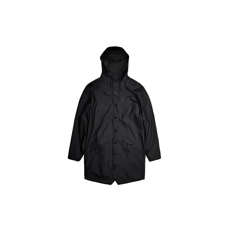 Dame Rains Overtoj | Long Jacket, Black