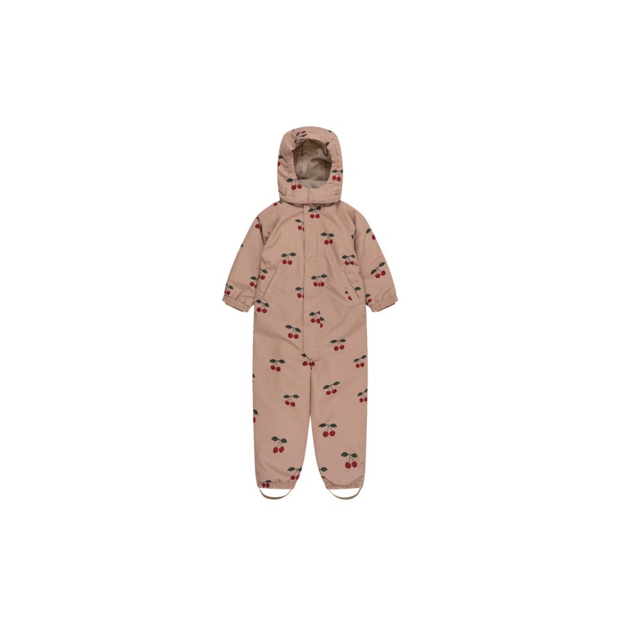 Born Konges Sløjd Overtoj | Nohr Snowsuit Print, Ma Grande Cerise Blush