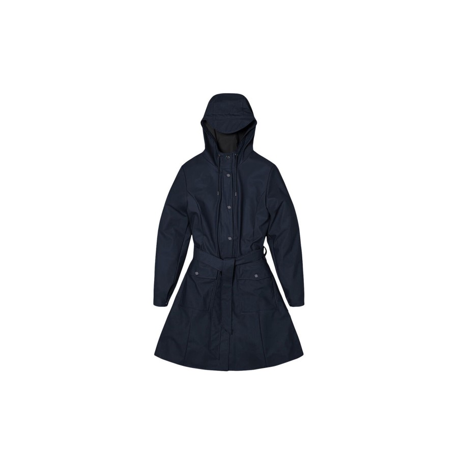 Dame Rains Overtoj | Curve Jacket, Navy