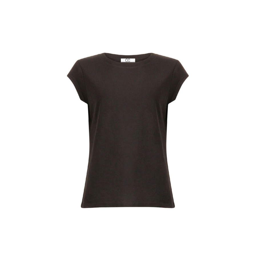 Dame Coster Copenhagen Toppe & T-Shirts | Cc Heart Basic T-Shirt, Black