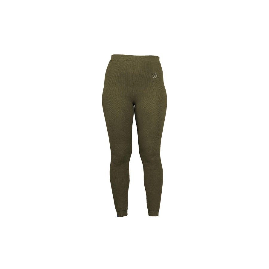 Dame Copenhagen Cartel Bukser | Algae Ribbed Ocn Weed® Leggings, Army