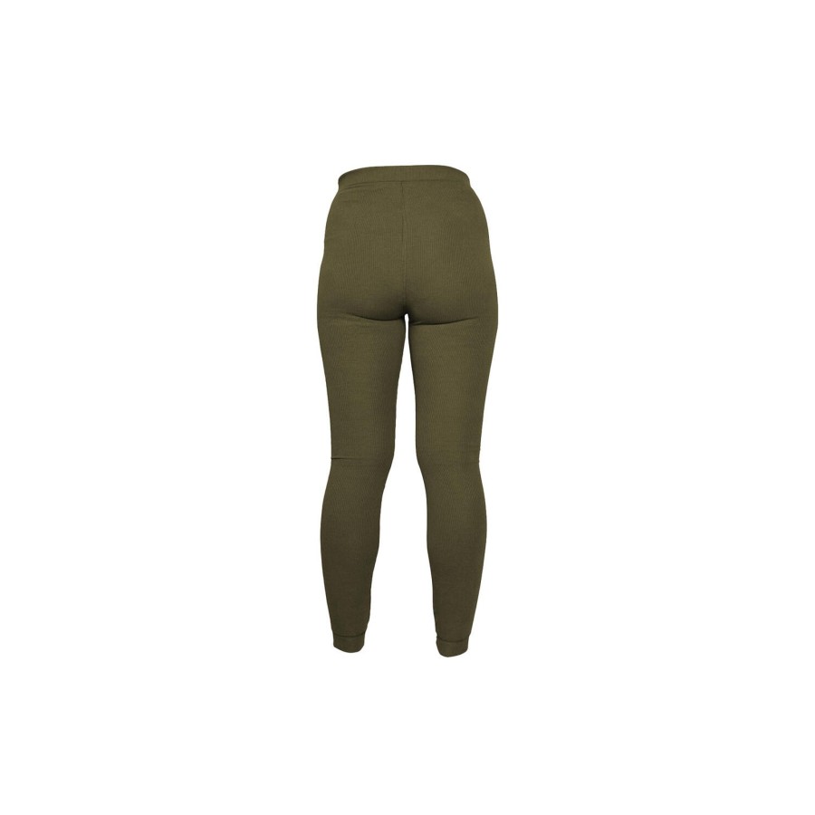 Dame Copenhagen Cartel Bukser | Algae Ribbed Ocn Weed® Leggings, Army