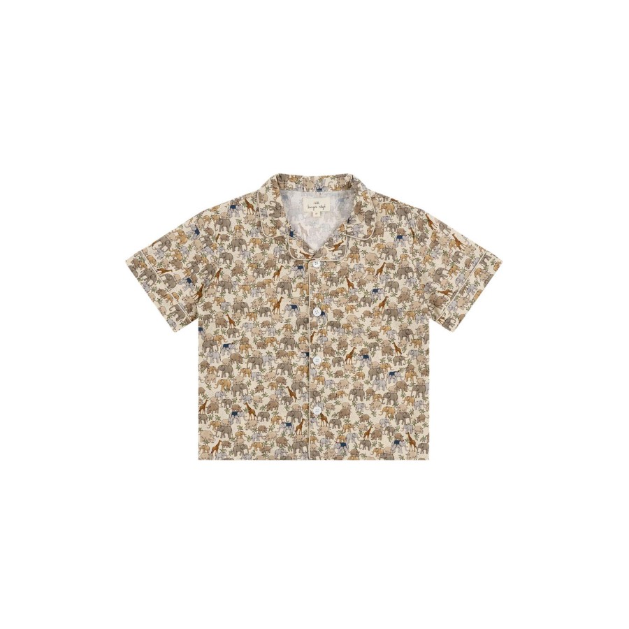 Born Konges Sløjd Bluser & Skjorter | Verbena Ss Shirt, Safari