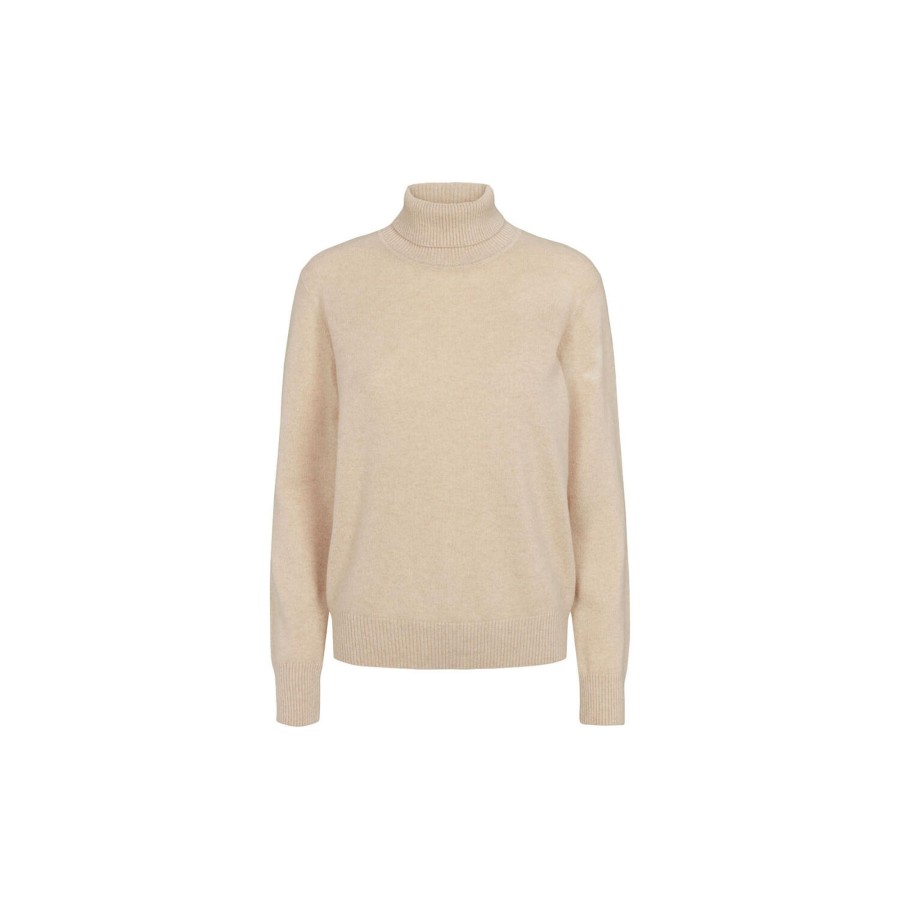 Dame SAND Copenhagen Strik | Pure Cashmere Tare, Champagne Beige