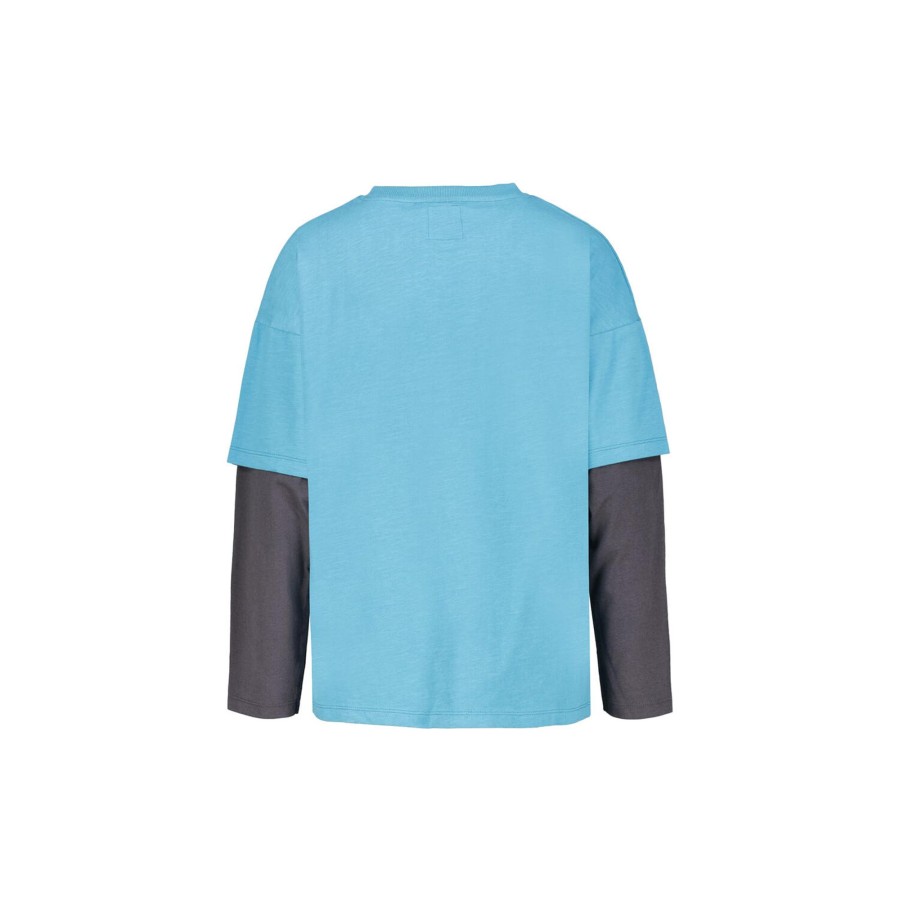 Born Garcia Bluser & Skjorter | Boys T-Shirt Ls, Mineral Blue