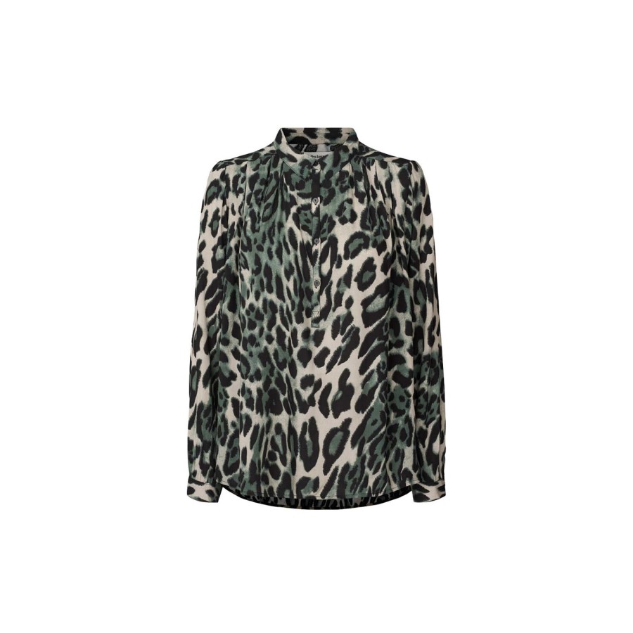 Dame Lollys Laundry Skjorter & Bluser | Lari Shirt, Leopard Print