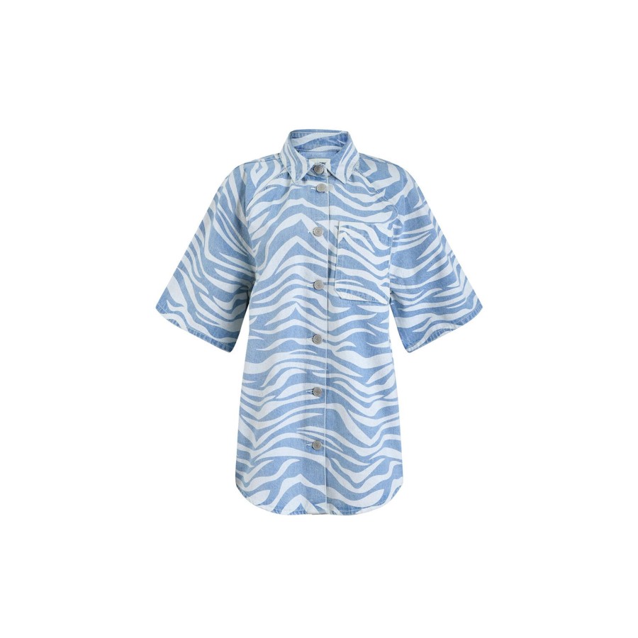 Dame Sofie Schnoor Skjorter & Bluser | Long Shirt, Blue