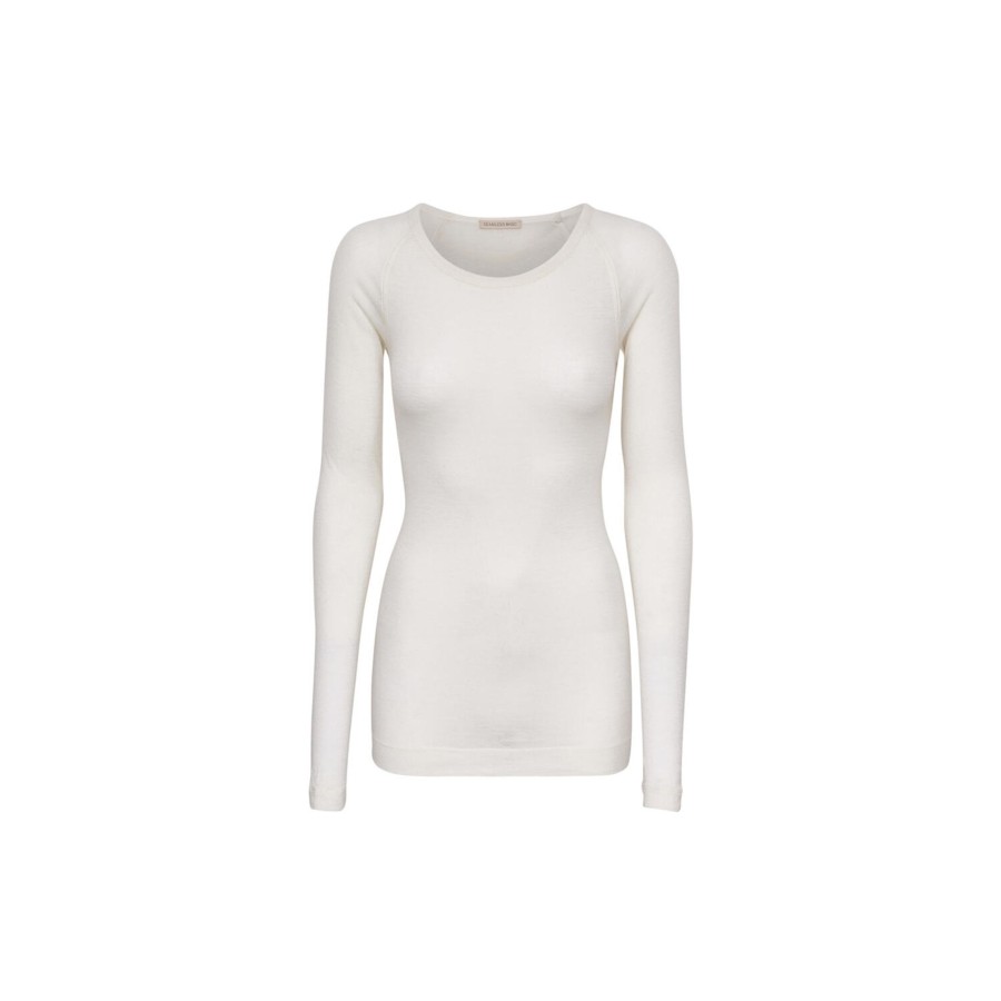 Dame Seamless Basic Skjorter & Bluser | Jade Bluse, Off-White