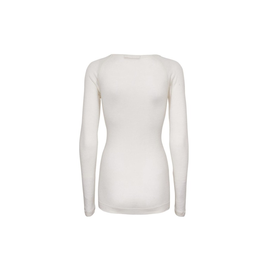 Dame Seamless Basic Skjorter & Bluser | Jade Bluse, Off-White