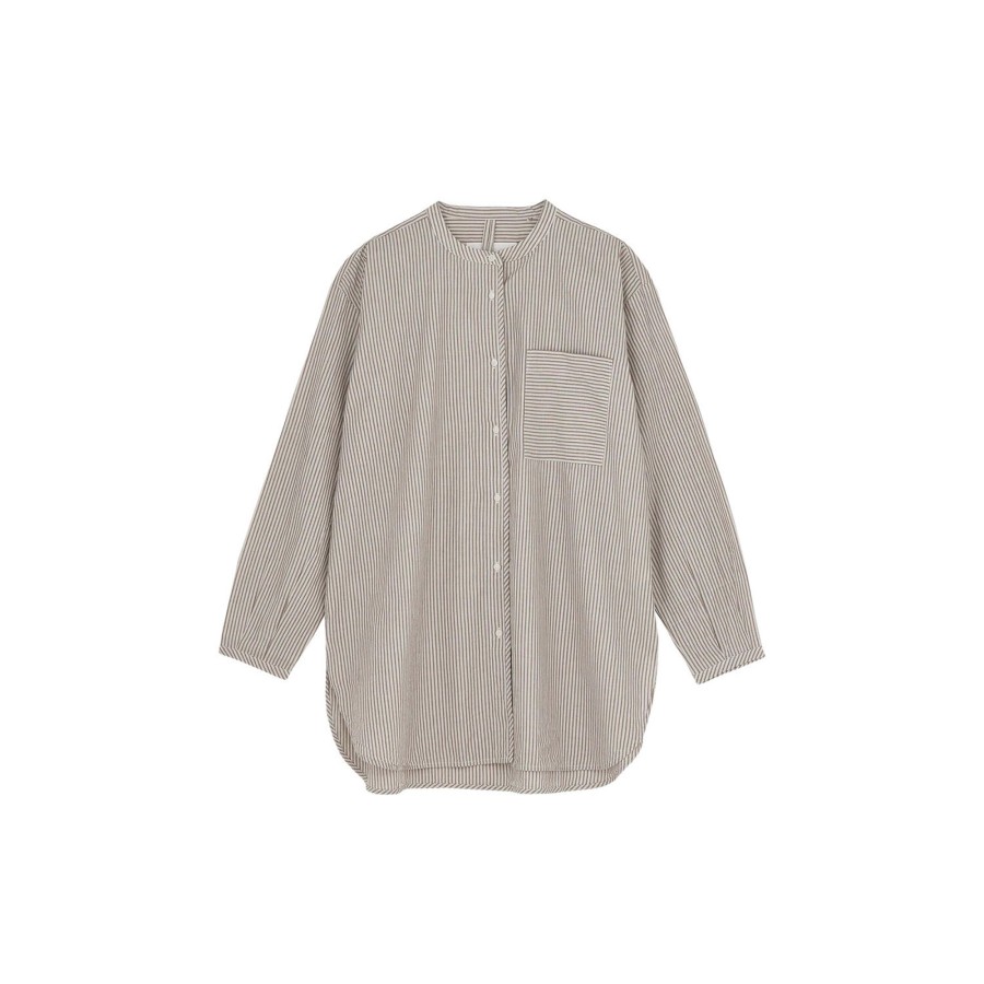 Dame Aiayu Nattoj & Loungewear | Musa Shirt Petite, Mix Truffle