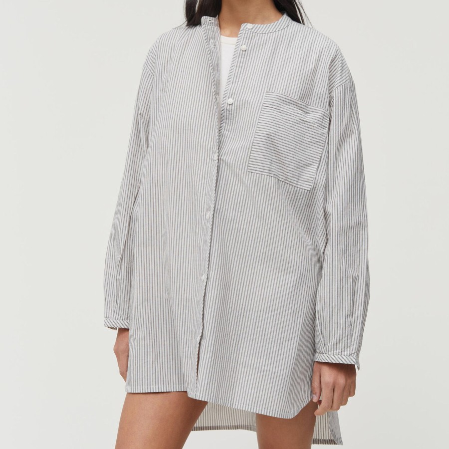 Dame Aiayu Nattoj & Loungewear | Musa Shirt Petite, Mix Truffle