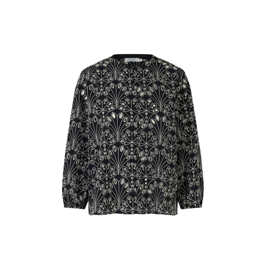 Dame Masai Skjorter & Bluser | Maidaya Shirt, Black