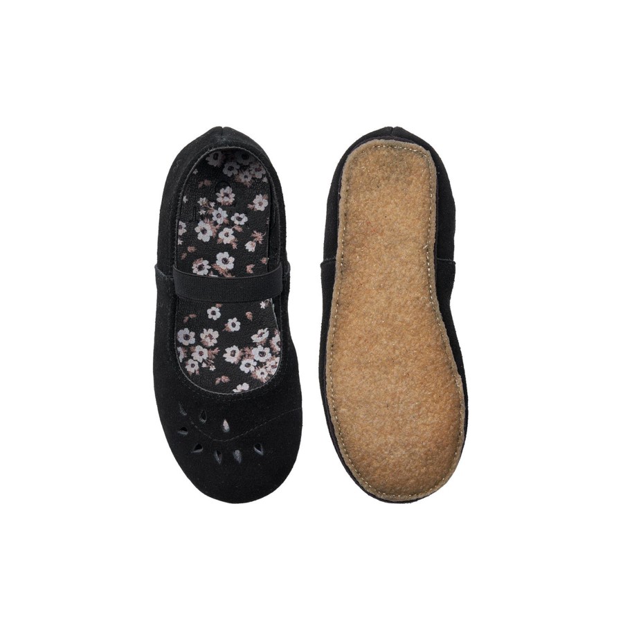 Born Wheat Sandaler | Rosen Ballerina, 0021 Black