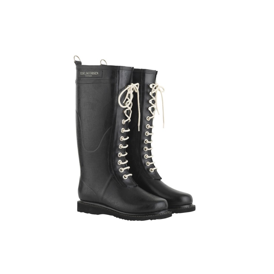 Dame Ilse Jacobsen Hornbæk Gummistovler | Rub1 Rubber Boots, Black