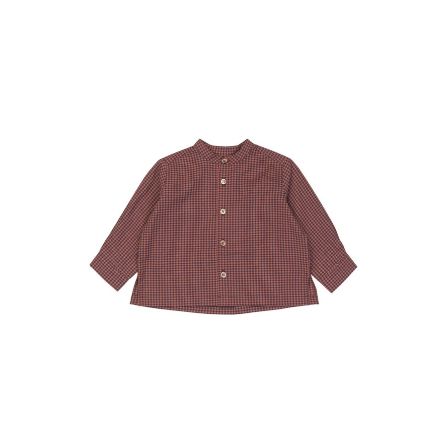 Born Lalaby Bluser & Skjorter | Willy Shirt Baby, Indigo Check