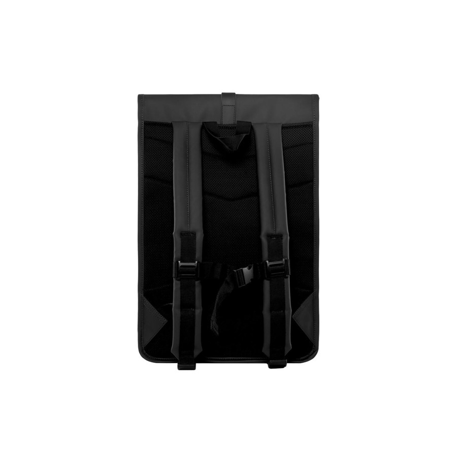 Dame Rains Rygsaekke | Rolltop Rucksack, Black