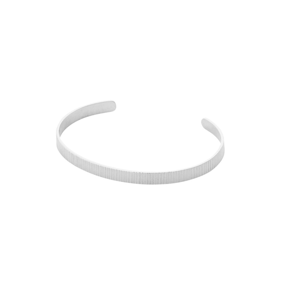 Dame Pernille Corydon Jewellery Armband | Sea Reflection Bredt Armband, Solv