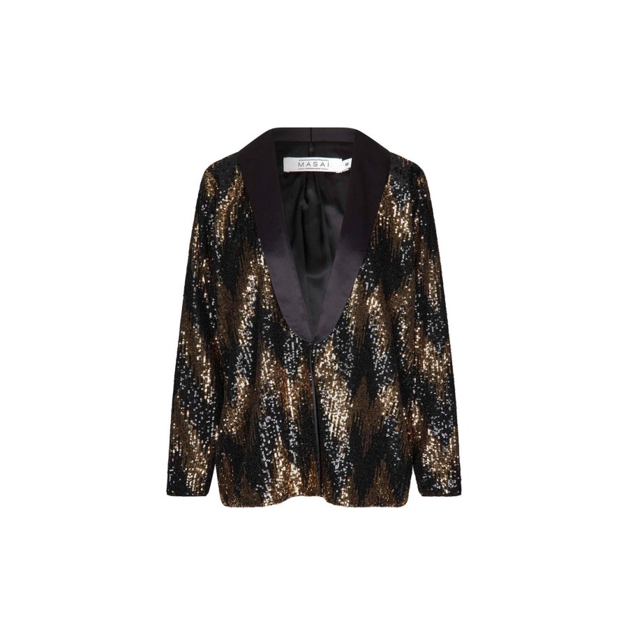 Dame Masai Overtoj | Majenali Jacket, Black