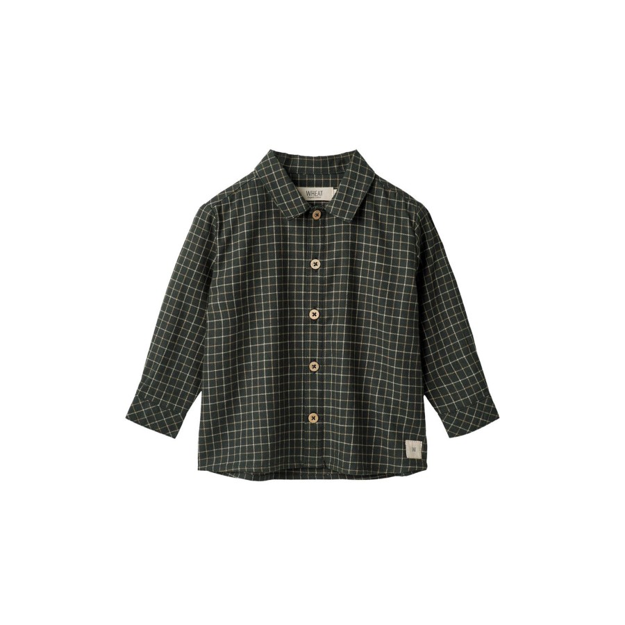 Born Wheat Bluser & Skjorter | Shirt Oscar, 0026 Black Coal Check