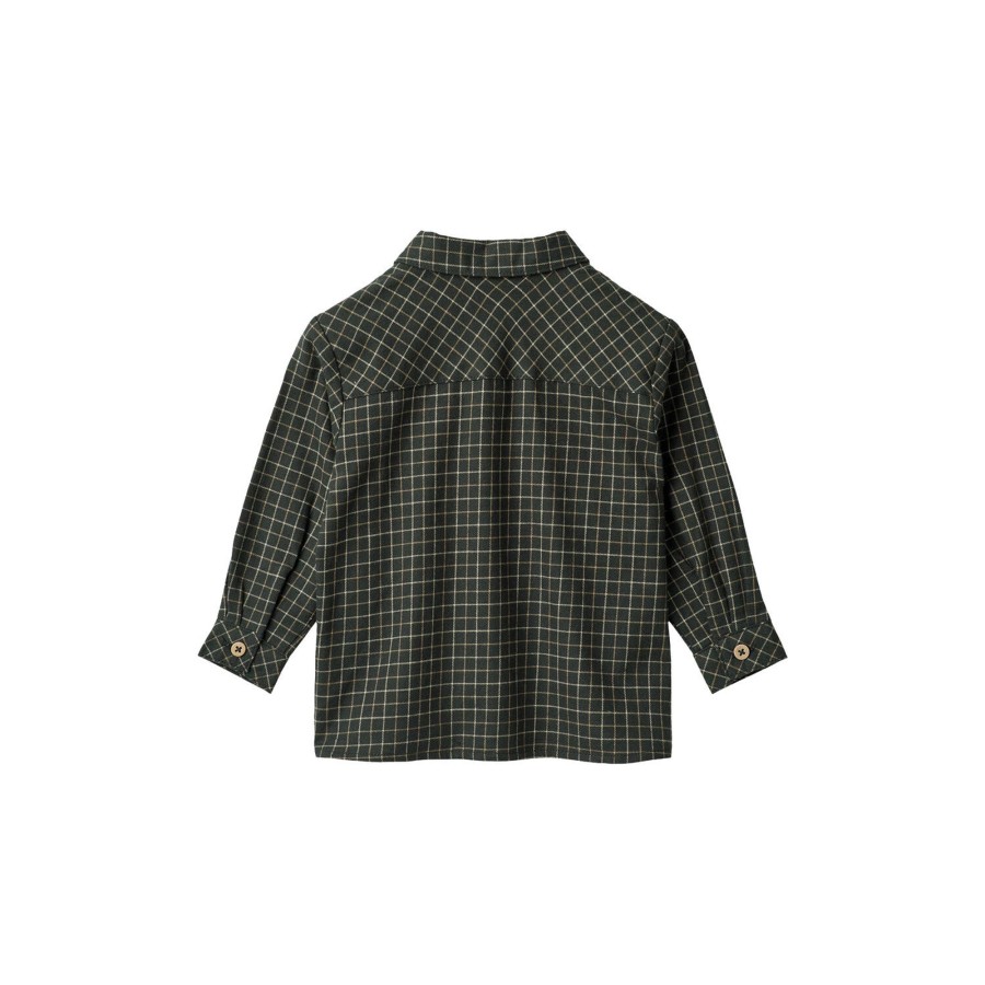 Born Wheat Bluser & Skjorter | Shirt Oscar, 0026 Black Coal Check