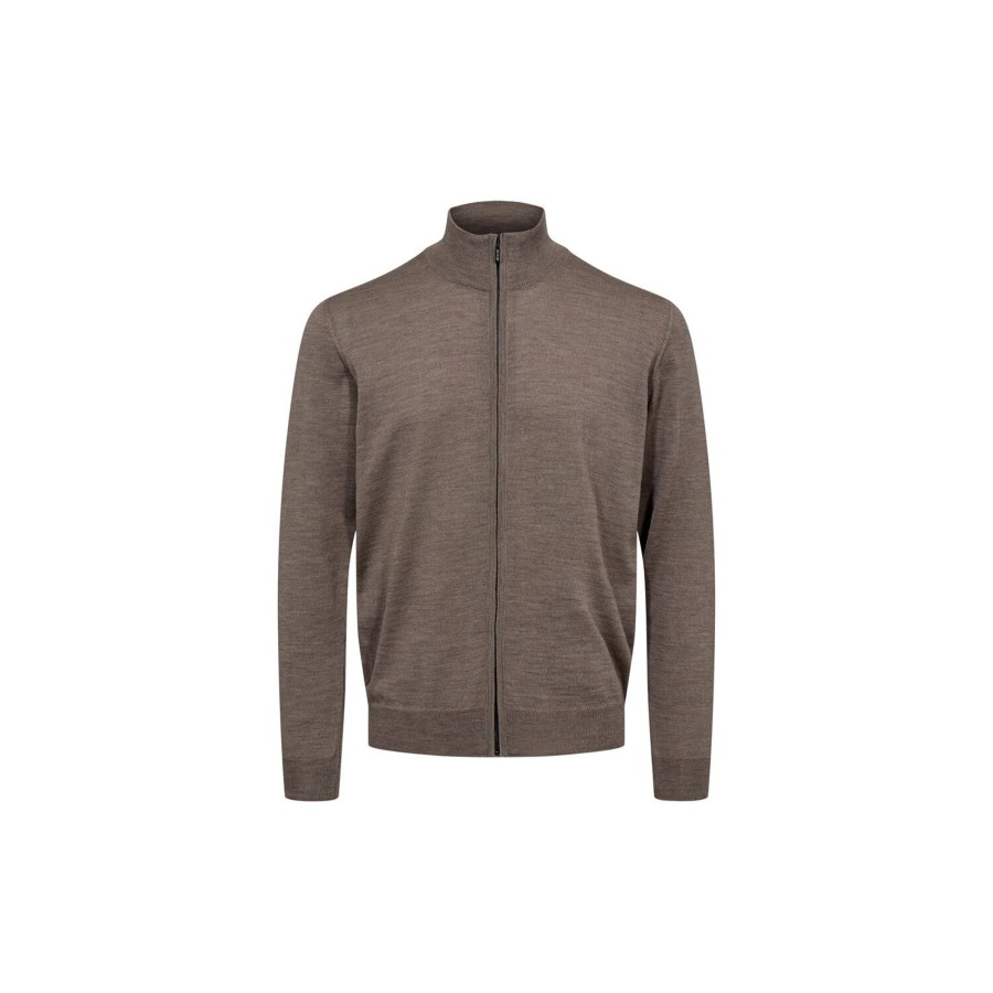 Herre SAND Copenhagen Strik & Bluser | Merino Pre Ingram, Light Camel