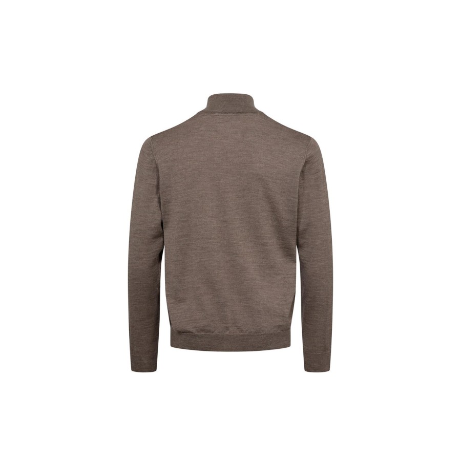 Herre SAND Copenhagen Strik & Bluser | Merino Pre Ingram, Light Camel