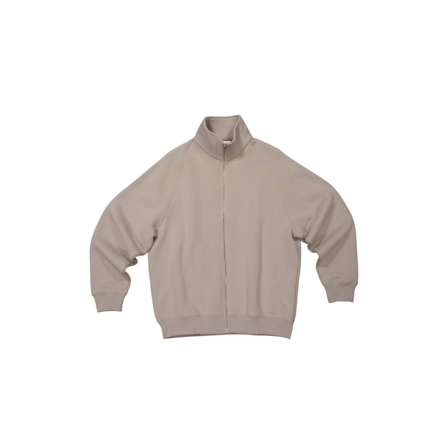 Herre NN07 Sweatshirts & Sweatpants | Carlo Full Zip 3503, Khaki Stone