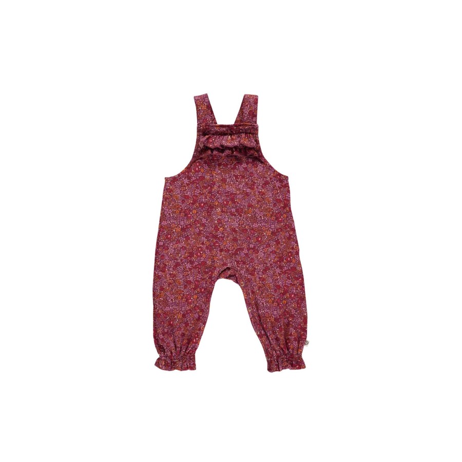 Born Müsli by Green Cotton Bukser & Leggings | Petit Blossom Smaekbukser, Fig/Boysenberry/Berry Red