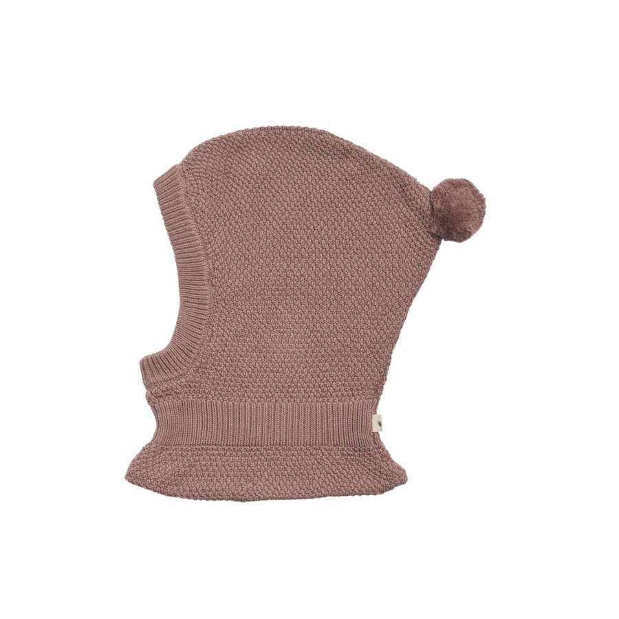 Born Wheat Huer & Hatte | Knitted Balaclava Pomi, 1349 Lavender Rose