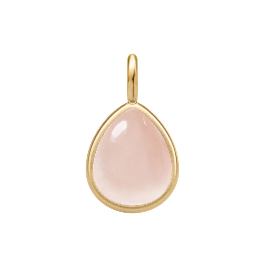 Dame Julie Sandlau Vedhaeng | Paloma Pendant, Gold/Milky Rose