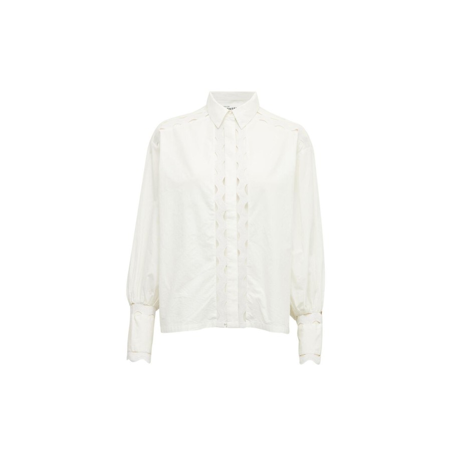 Dame Karen by Simonsen Skjorter & Bluser | Kuellakb Shirt, Bright White