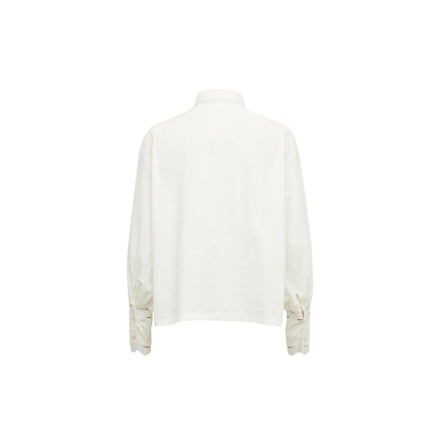 Dame Karen by Simonsen Skjorter & Bluser | Kuellakb Shirt, Bright White