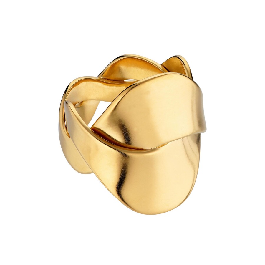 Dame Jane Kønig Ringe | Big Wavy Ring