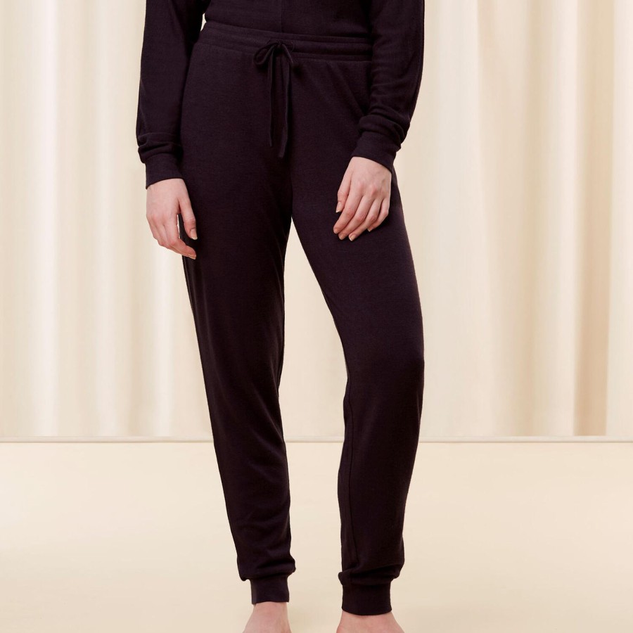 Dame Triumph Nattoj & Loungewear | Cozy Comfort Cozy Trouser, Midnight Purple