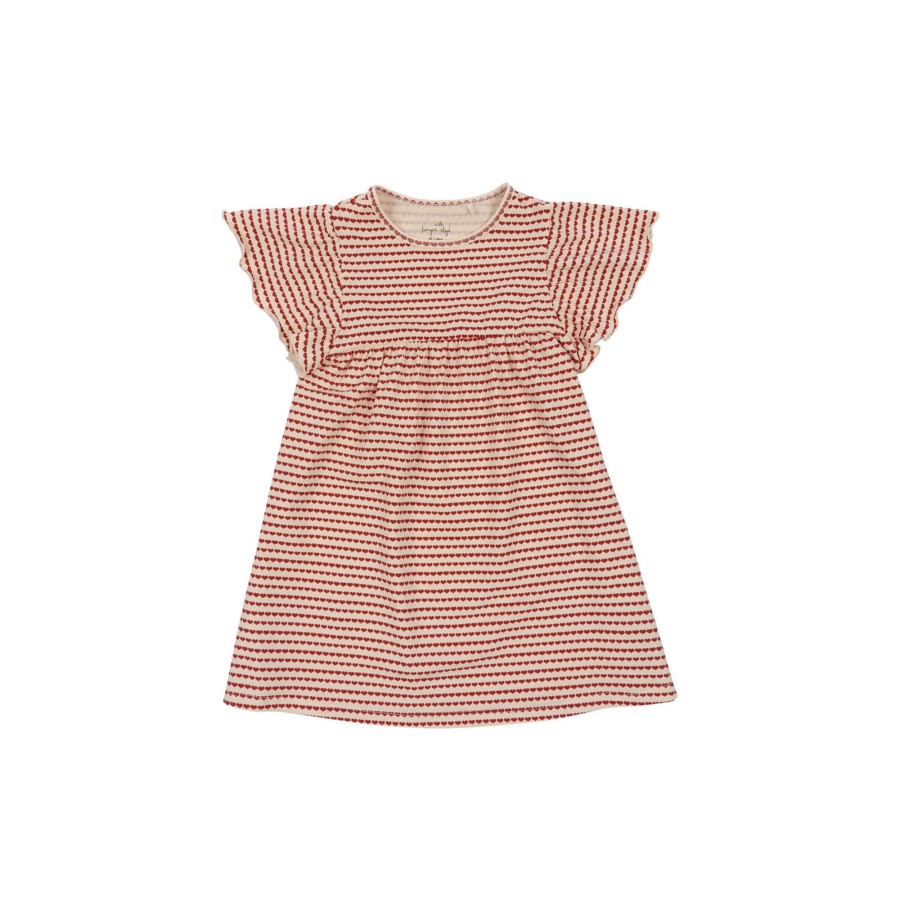 Born Konges Sløjd Kjoler | Basic Ss Dress, Heart On A String