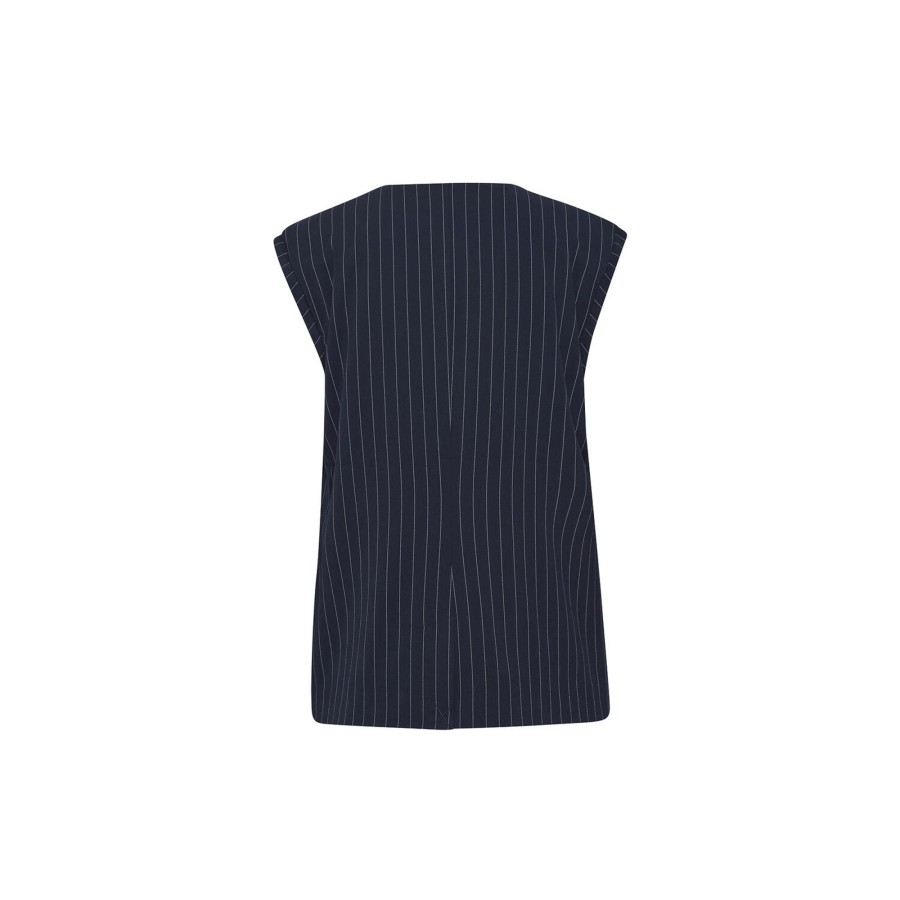 Dame Atelier Rêve Blazere & Veste | Irfarah Waistcoat, Maritime Blue