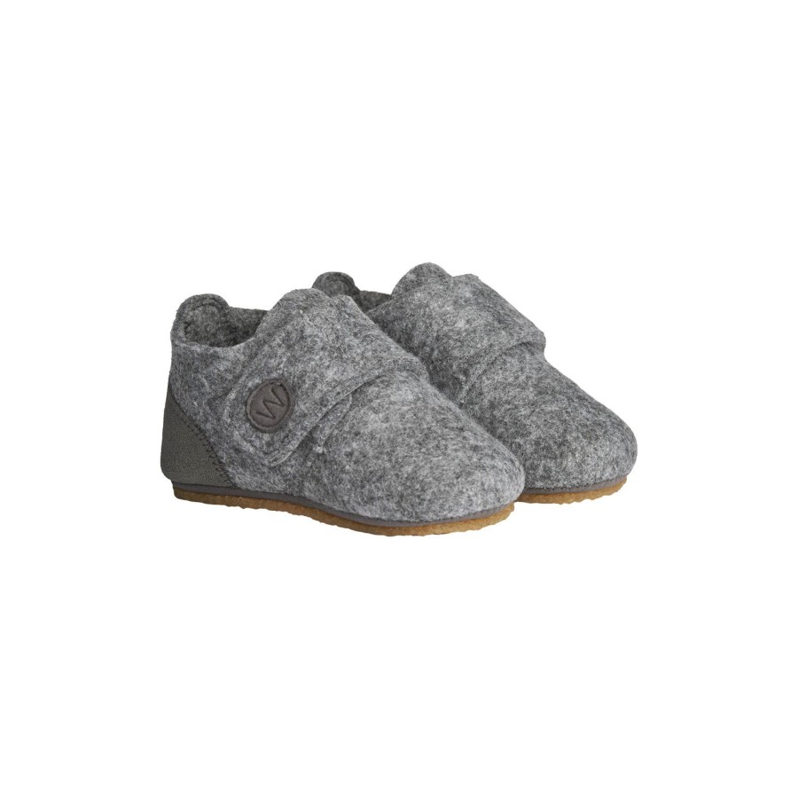 Born Wheat Hjemmesko | Marlin Felt Home Shoe, 0171 Grey