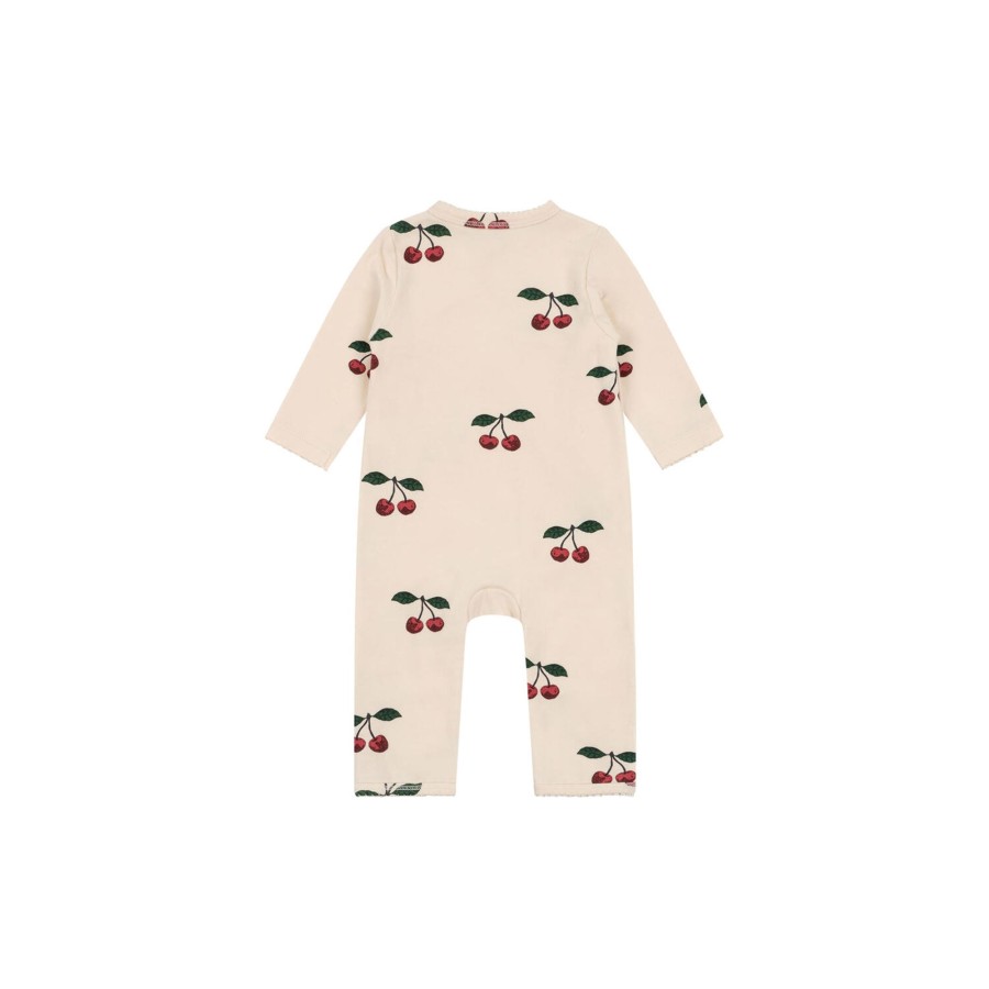 Born Konges Sløjd Heldragter | Basic Newborn Onesie, Ma Grande Cerise