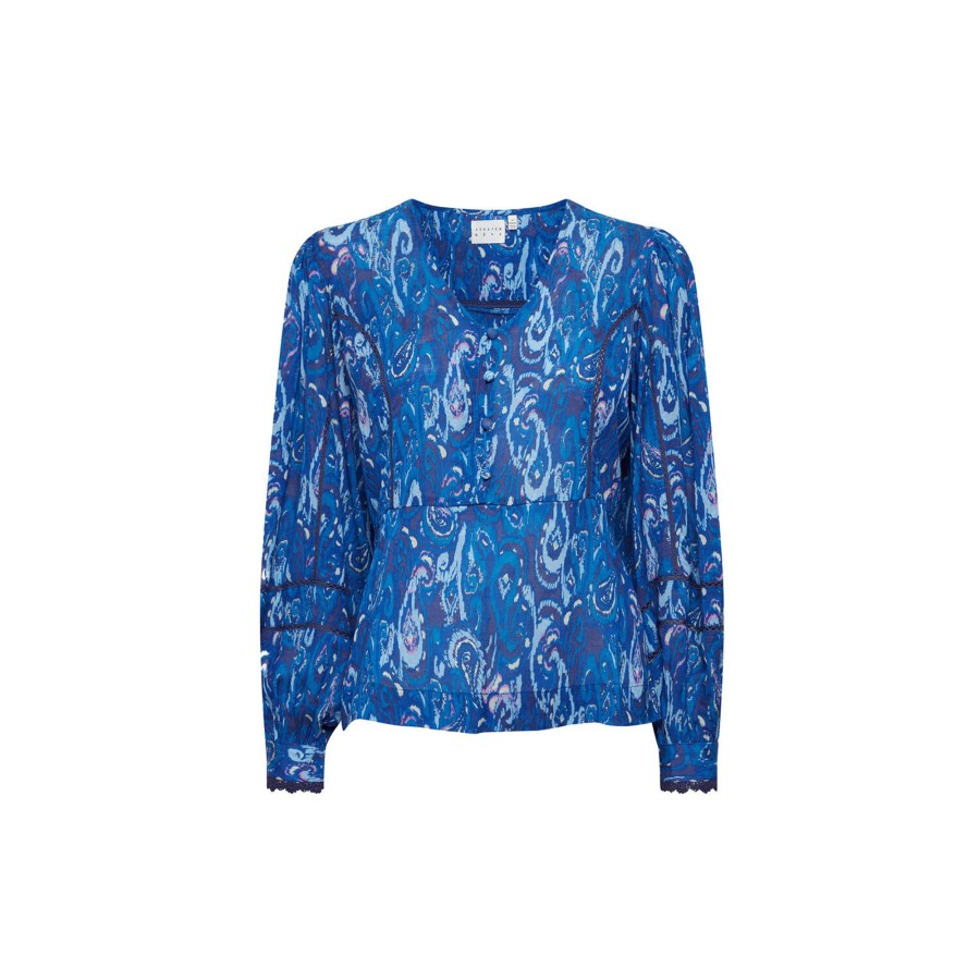 Dame Atelier Rêve Skjorter & Bluser | Irodile Blouse, Nebulas Blue