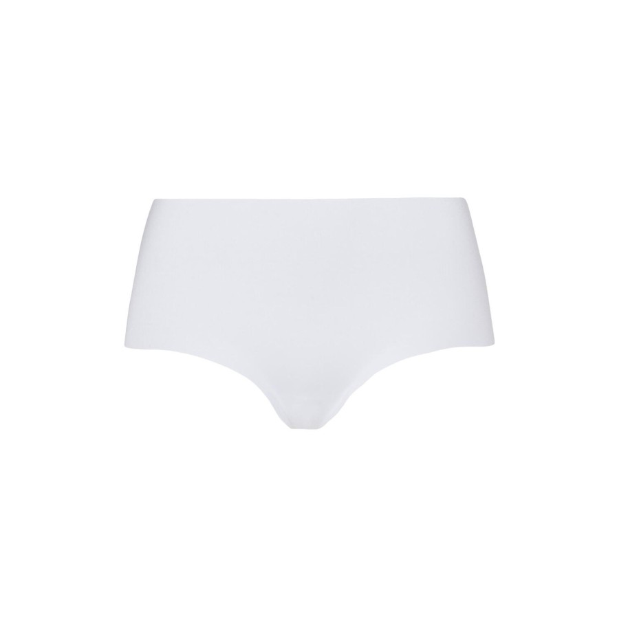 Dame HANRO Lingeri & Badetoj | Invisible Cotton Maxi Briefs, White