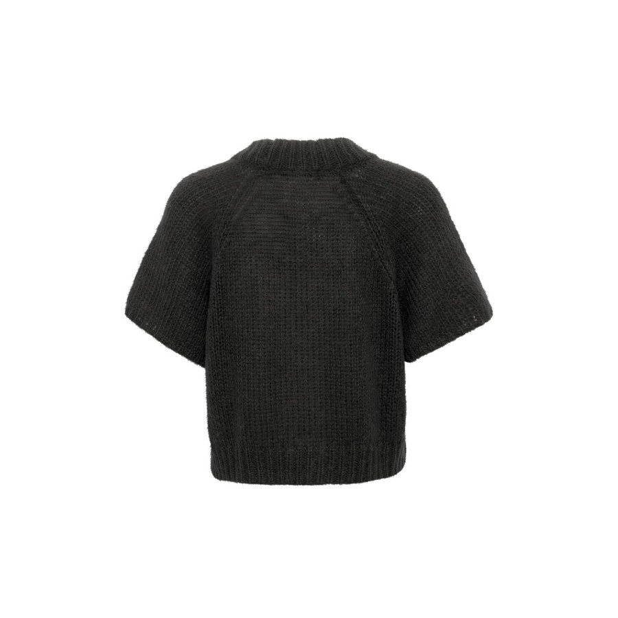 Dame Part Two Strik | Diaminapw Cardigan, Black