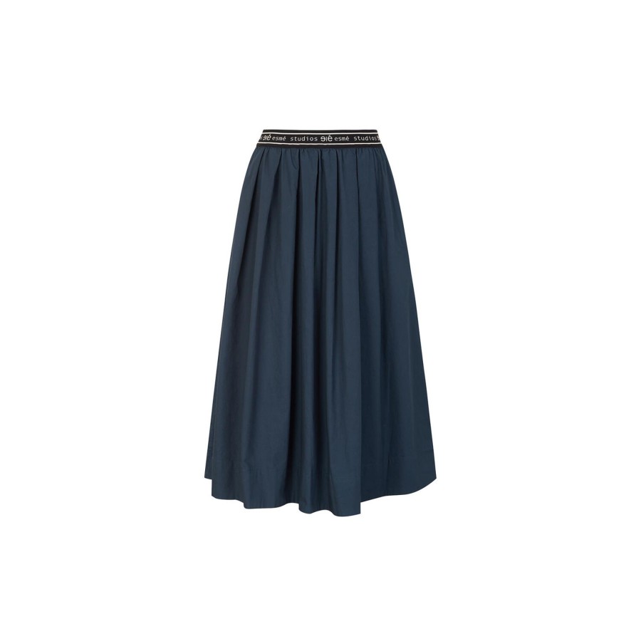 Dame esmé studios Nederdele | Escalla Midi Skirt, Dark Sapphire