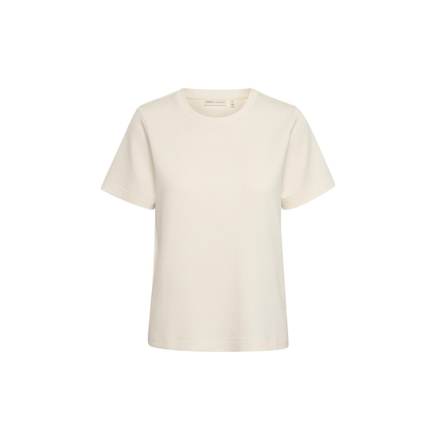 Dame InWear Toppe & T-Shirts | Vincentiw Karmen T-Shirt, Whisper White