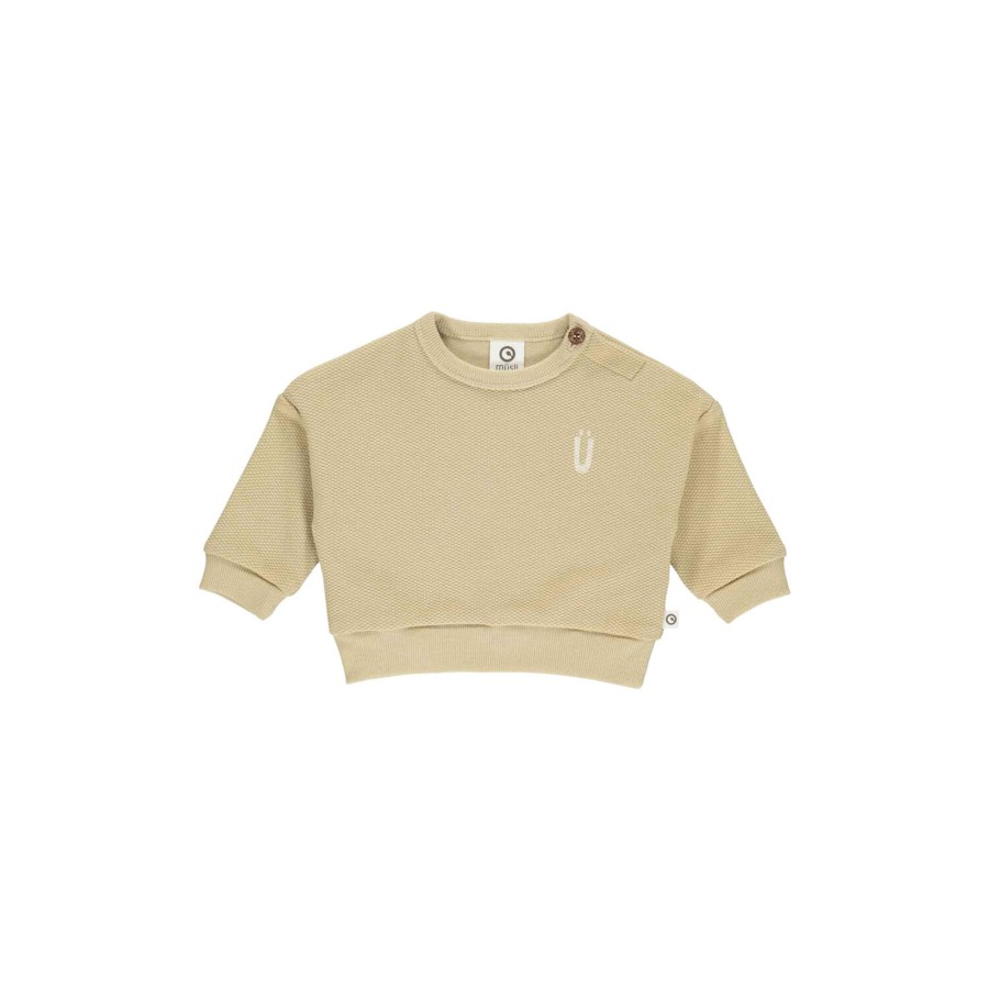 Born Müsli by Green Cotton Sweatshirts & Sweatpants | Interlock Sweattroje, Rye