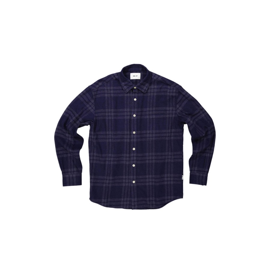 Herre NN07 Skjorter | Deon 5465, Navy Check