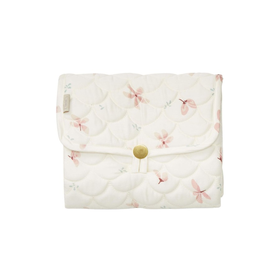 Born Cam Cam Copenhagen Pusle Og Pleje | Quiltet Pusleunderlag, Windflower Creme