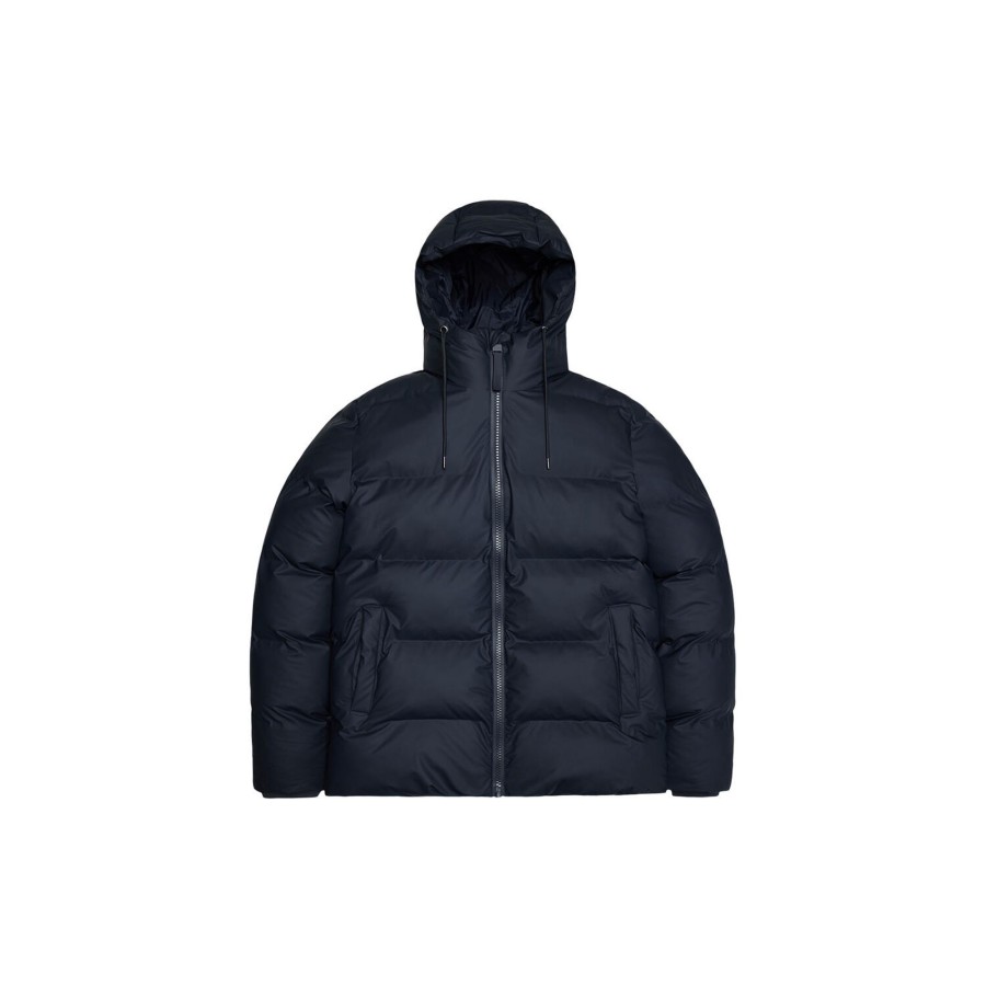 Dame Rains Overtoj | Alta Puffer Jacket, Navy