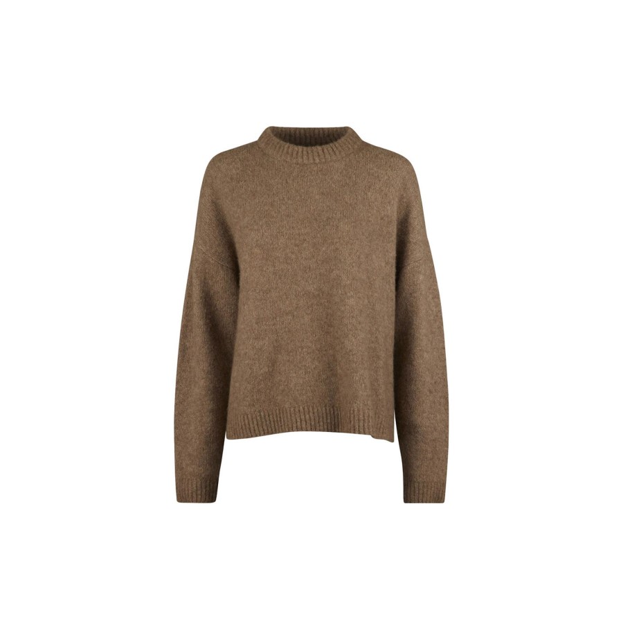 Dame Stenströms Strik | Gill Knit Sweater, Beige