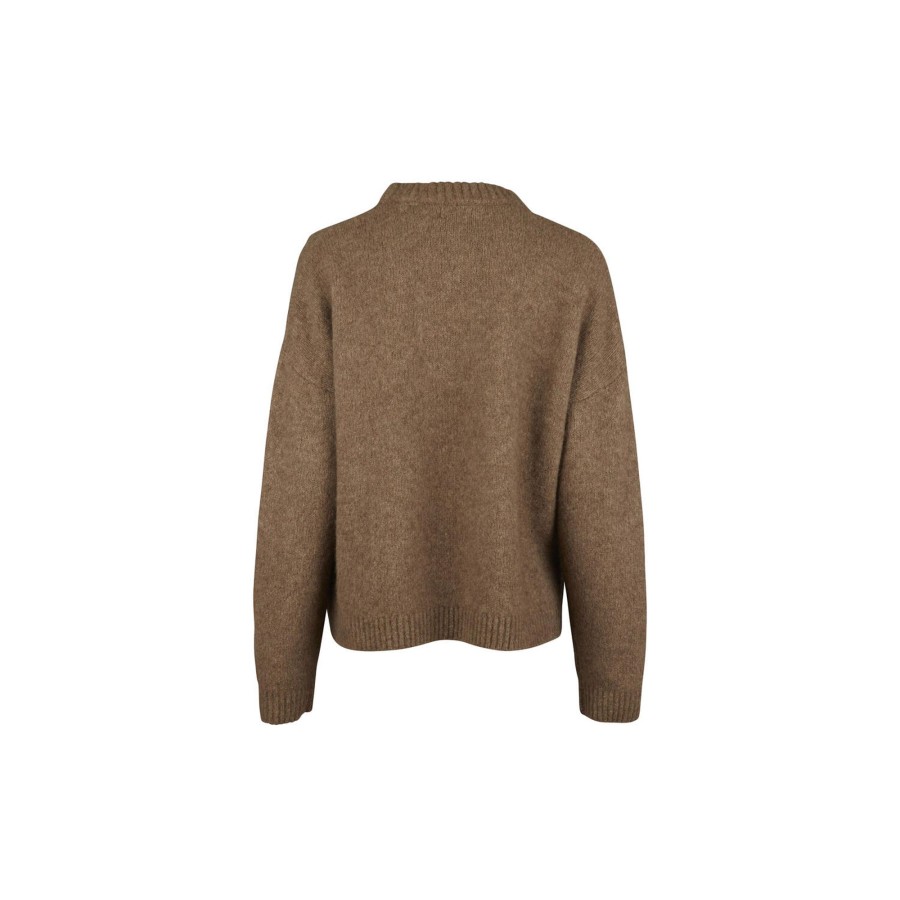 Dame Stenströms Strik | Gill Knit Sweater, Beige