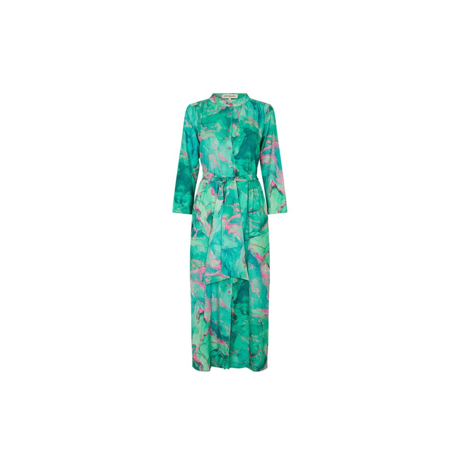 Dame Lollys Laundry Kjoler | Harperll Maxi Dress 3/4, Green